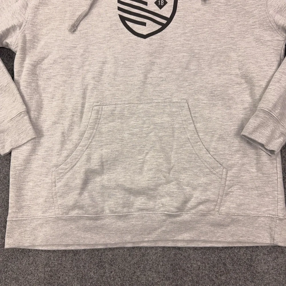 New Mexico United Sweatshirt Mens 2XL Gray Soccer Independent Trading Hoodie